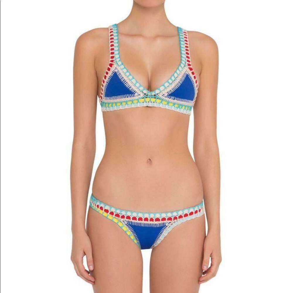2 piece KIINI blue handmade bikini